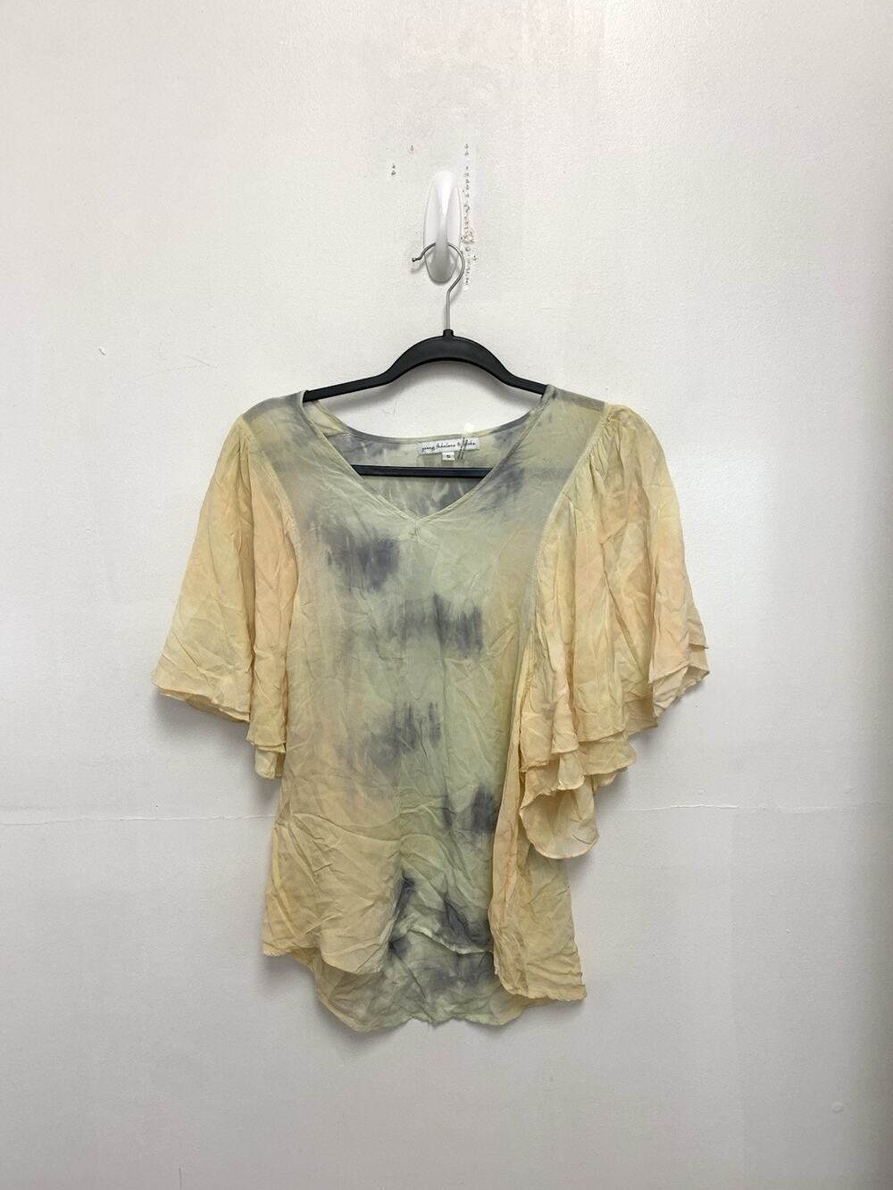 Young Fabulous And Broke Butterfly Tie Dye Blouse Size Small